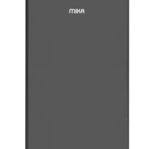 MIKA Fridge, 92L, Single Door, Defrost (Direct Cool), Dark Silver